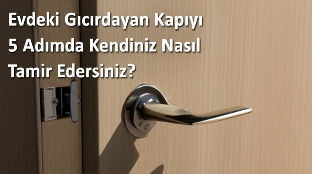 Evdeki Gıcırdayan Kapıyı 5 Adımda Kendiniz Nasıl Tamir Edersiniz?