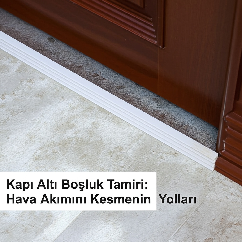 Kapı Altı Boşluk Tamiri: Hava Akımını Kesmenin Yolları