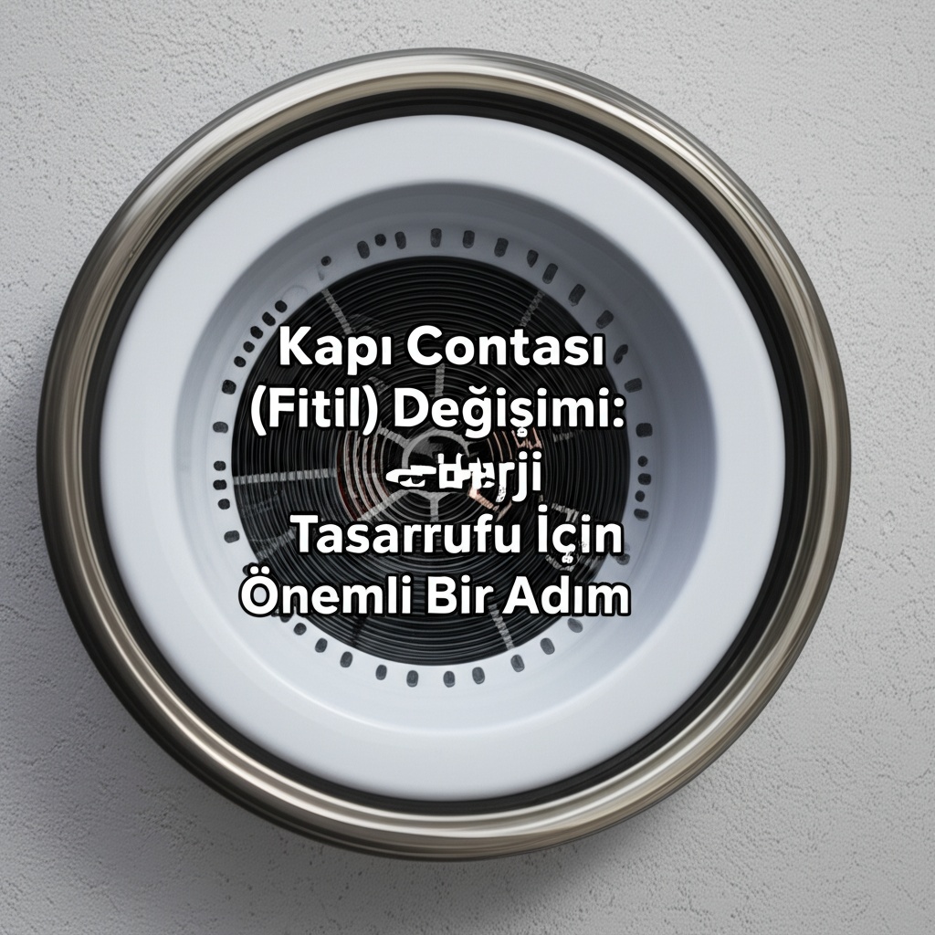 Kapı Contası (Fitil) Değişimi: Enerji Tasarrufu İçin Önemli Bir Adım