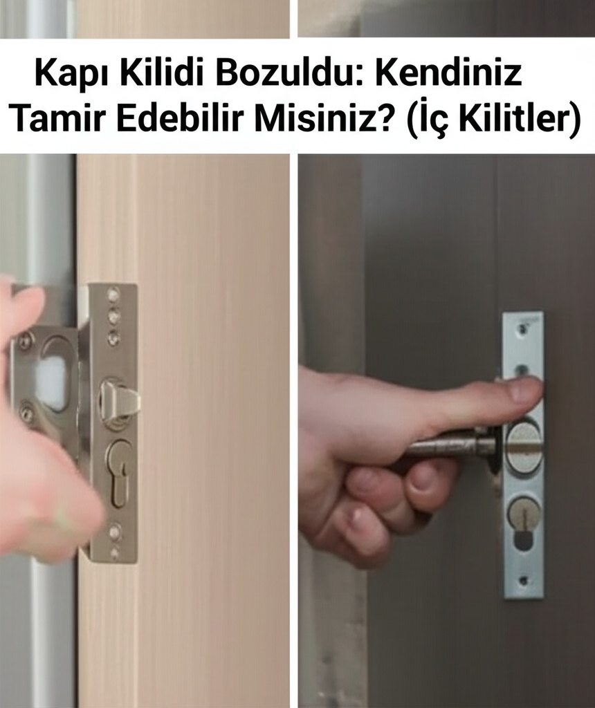 Kapı Kilidi Bozuldu: Kendiniz Tamir Edebilir Misiniz? (İç Kilitler)