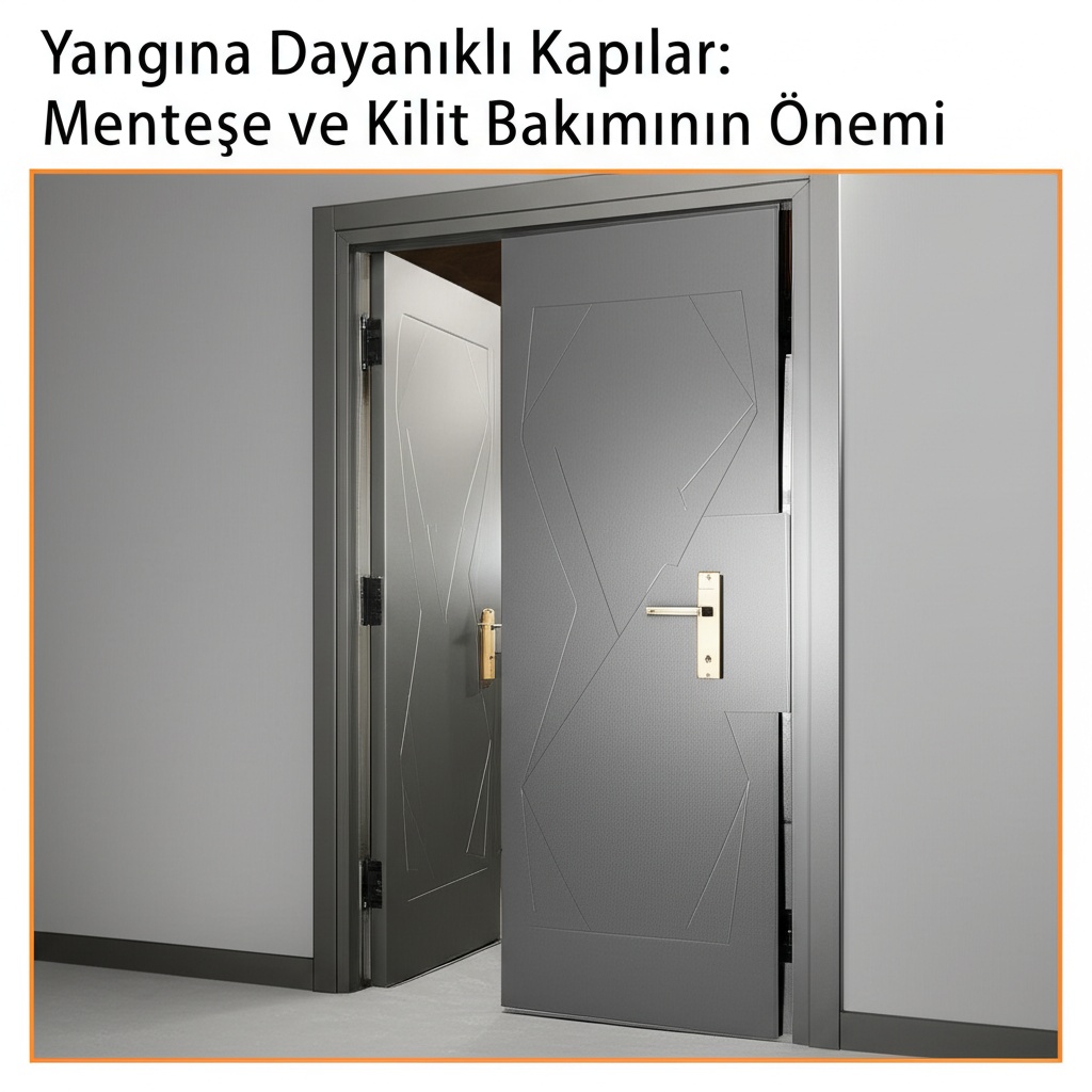 Yangına Dayanıklı Kapılar: Menteşe ve Kilit Bakımının Önemi